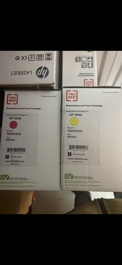 Remanufactured Yellow Standard Yield Toner Cartridge Replacement for HP 504A (TRCE252A/STCE252A)