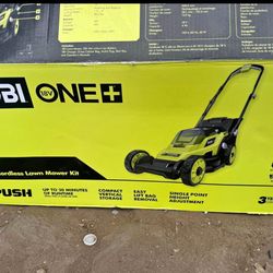 ONE+ 18V 13 in. Cordless Battery Walk Behind Push Lawn Mower with 4.0 Ah Battery and Charger