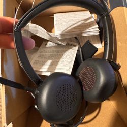 Poly Voyager Focus 2 Teams USB‑C Headset with Stand & Adapter