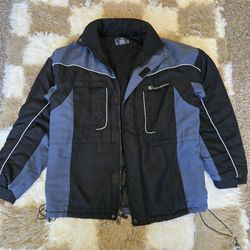Vintage Champion Heavy Winter Jacket – Colorblock Ski Coat