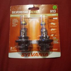 Silver Star Ultra Brightest Downroad  WhiterLights H13 Also Fit 9008