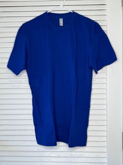 American Apparel Shirt Mens Medium 50/50 Short Sleeve Crewneck Made USA