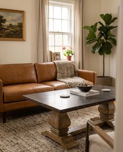 Voyager W⁰ood and Zinc Balustrade Accent Tables by iNSPIRE Q Artisan