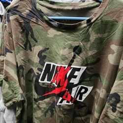 Jordan Jumpman Classics Camo Printed Logo T-shirt Big Boys 