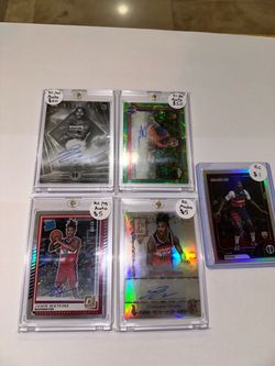 Jamir Watkins Rookie Card Lot (4 Auto’s)