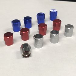Colored Valve stem caps