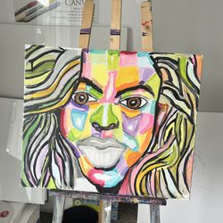 Abstract Portrait Painting 20x24 