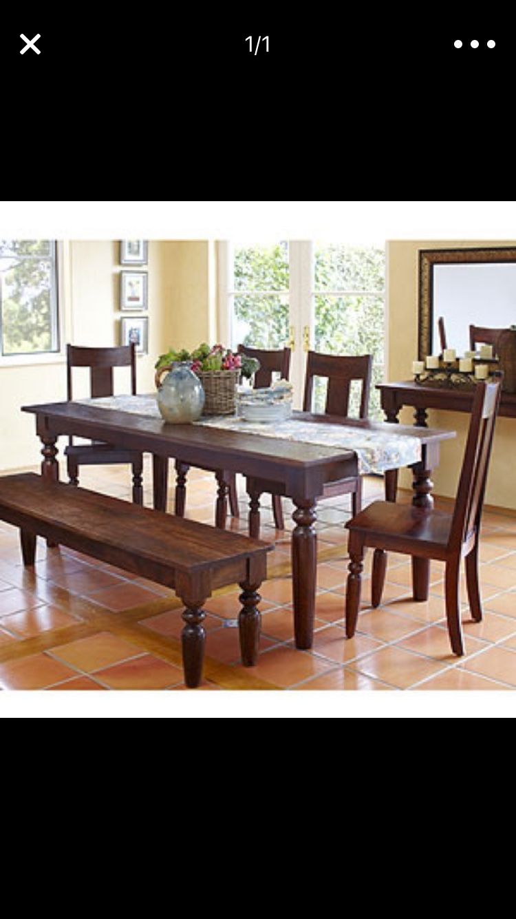 Farm Rustic Table World Market Sourav Dining Table For Sale In Pearland