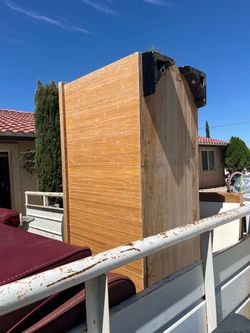 Free solid wood cabinet!