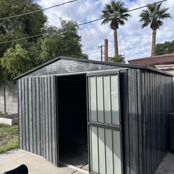 Aluminum shed 10 x 10