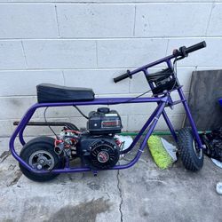 BAM Frame Mini Bike – Predator 212 – NIBBI N24 (125 Jet) – Gov Bypass – NEW Tires