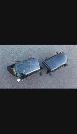 08-17 TOYOTA TUNDRA X TOYOTA SEQUOIA SMOKE STYLE HEADLIGHTS PAIR $60