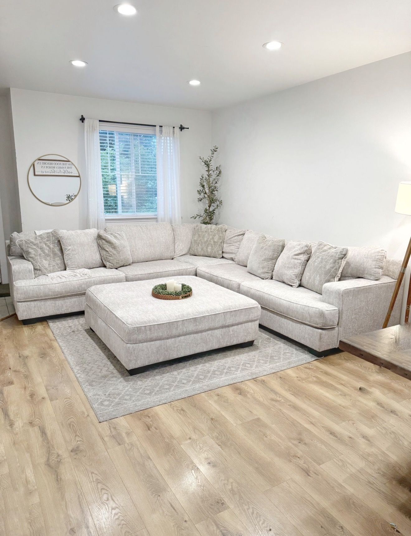 COZIEST COUCH AND OTTOMAN