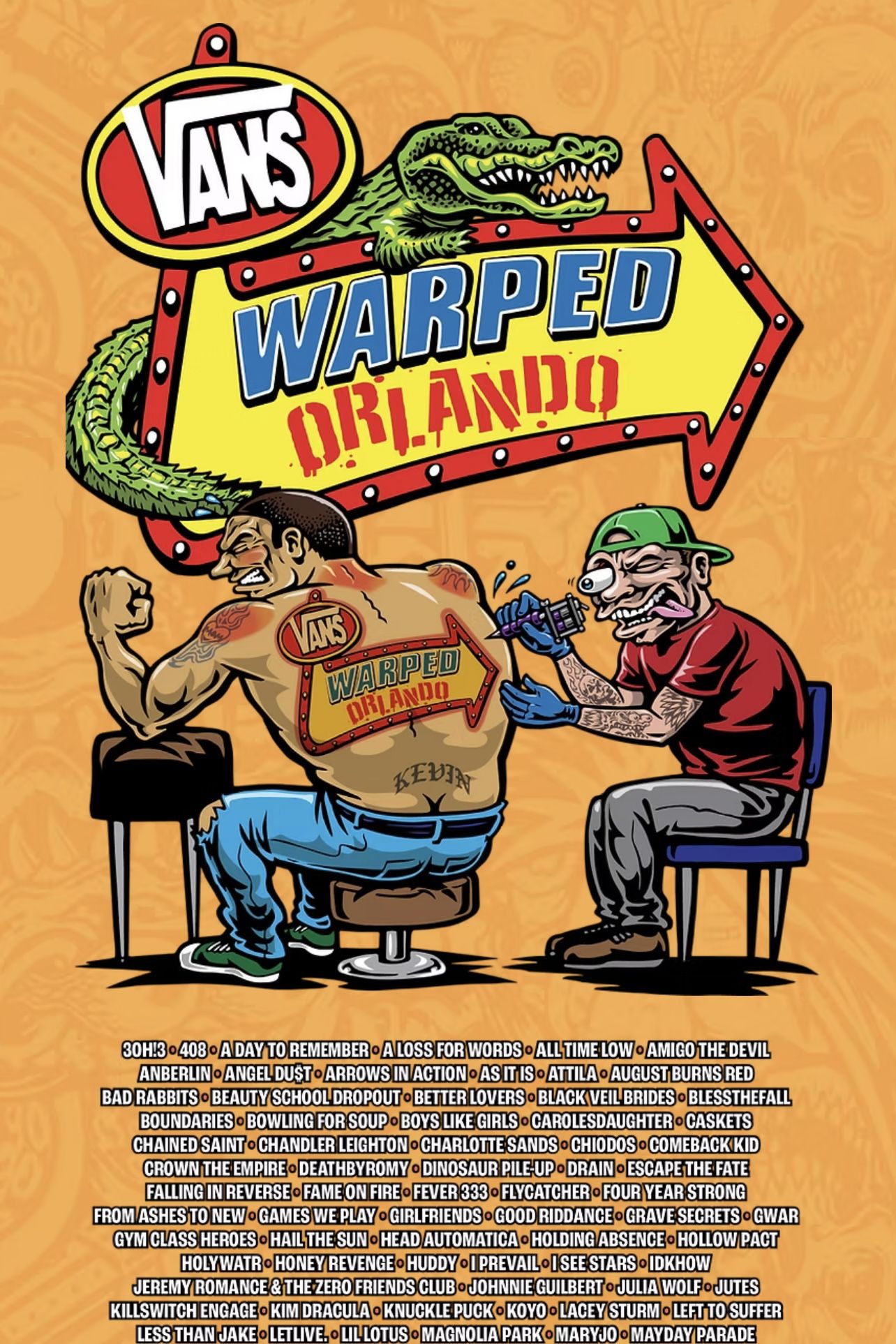 Warped tour ticket Orlando