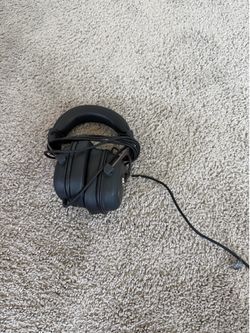 Black headphones