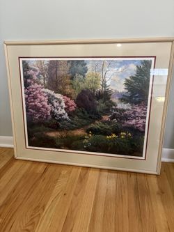 Floral Landscape Art Print