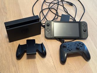 Nintendo switch with pro controller included