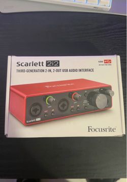 Scarlett 2i2 Audio Interface
