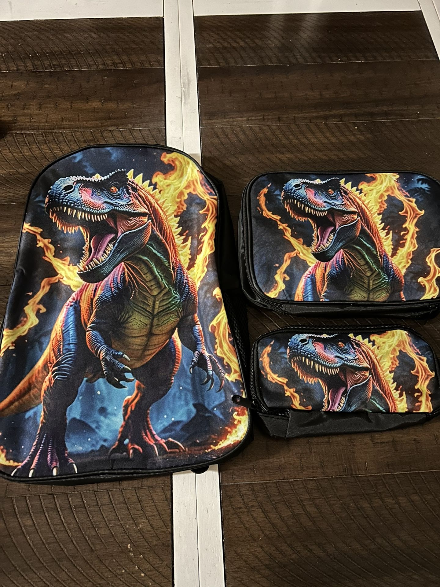 Dinosaur Backpack Set