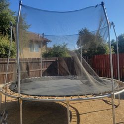 Round Trampoline – NO Safety Net Included – Disassembled and Ready for Pickup