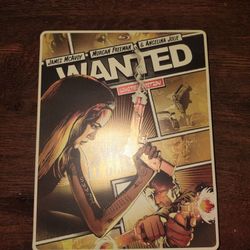 Rare Steel book "Wanted" Blu-ray Like New $25