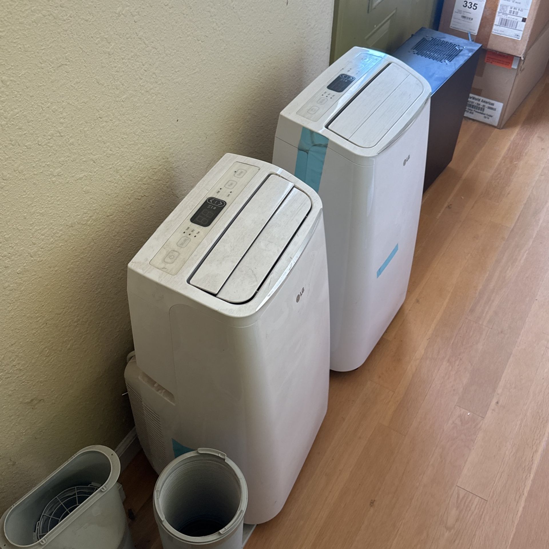 2 LG PORTABLE AIR CONDITIONERS