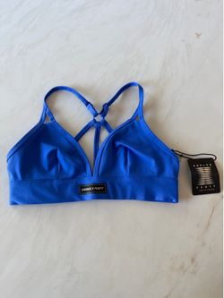 Savage X Fenty Blue Strappy Sports Bra