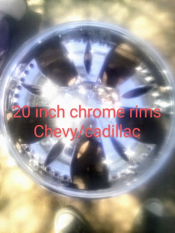 20 Inch Universal Chrome Rims