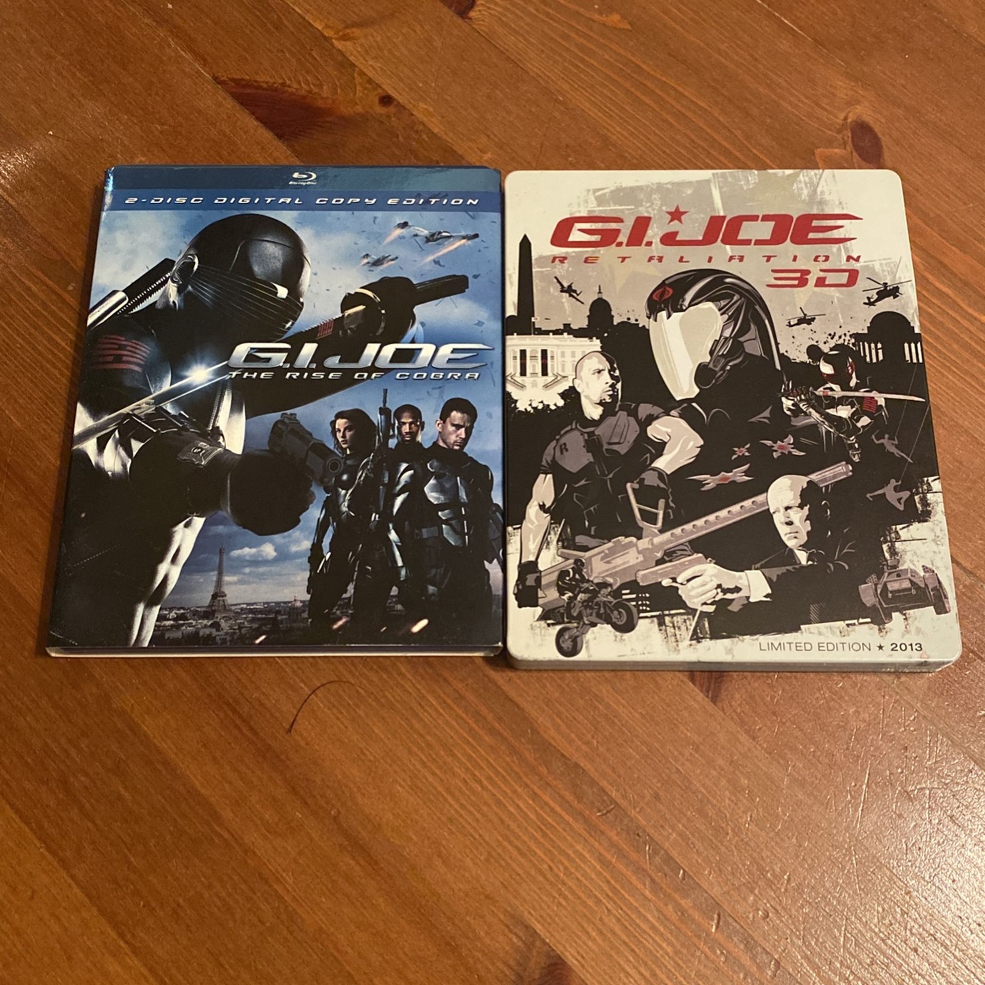 GI JOE 1 & 2 Blu-ray & 3D Blu-ray