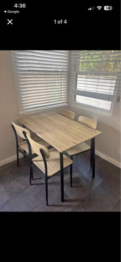 Table and Chairs for Sale