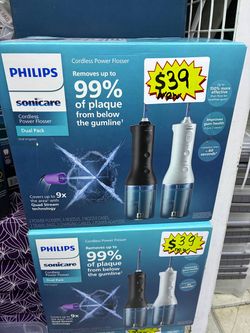 Philips Sonicare Cordless Power Flosser Dual Pack