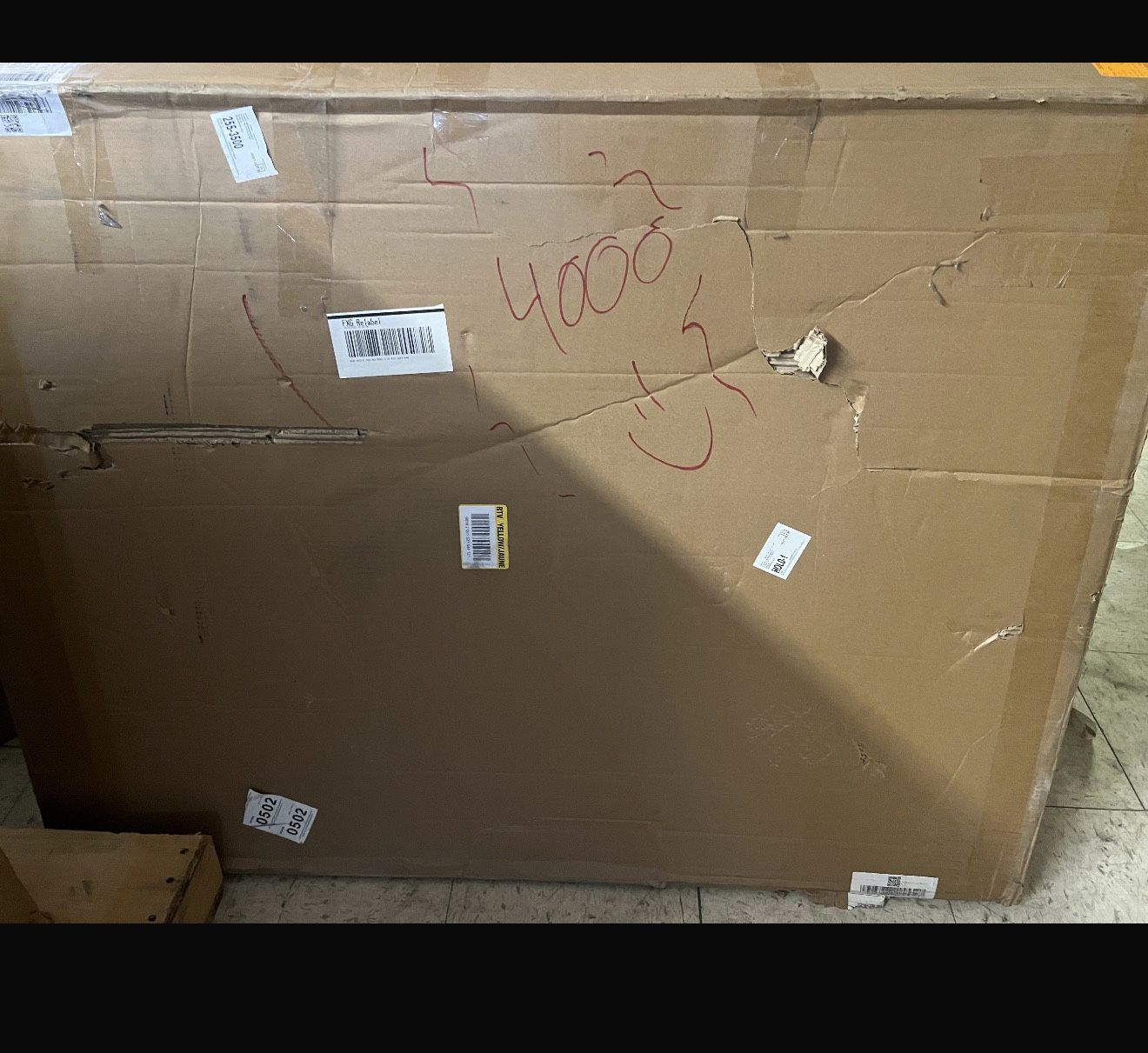 SlimLine 42 in.x 34 in.Single Threshold Alcove Shower Pan Base in White with Center Drain