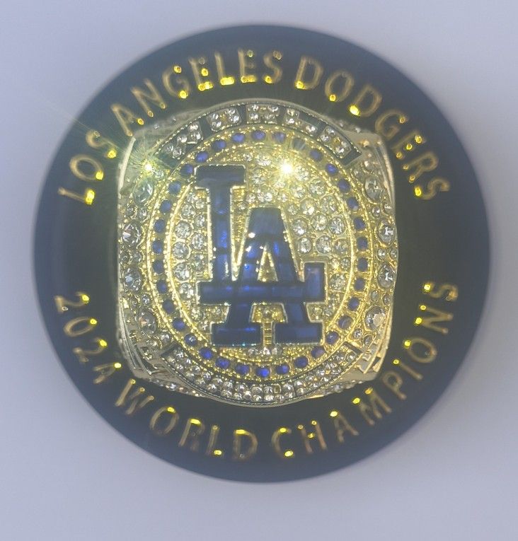 Dodgers World Series 2024 Rings YAMAMOTO #18 SIZE 13
