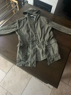 Cotton-On Green Trench Coat