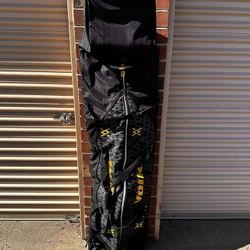 Volkl Fully Padded Rolling Skis Poles Snowboard Bag 78"x18" w/ Wheels