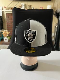New Era 59FIFTY Las Vegas Raiders Split Color Super Bowl XI Patch Fitted Hat
