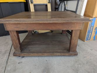 Coffee table - has wheels