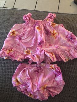 18 month Hawaiian girls outfit
