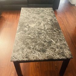 Marble Coffee Table With Lamp Stand