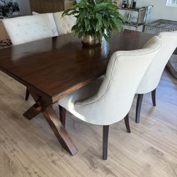 Pottery Barn Dining Table And Chairs