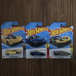 Hot wheels cars $25 for all 3