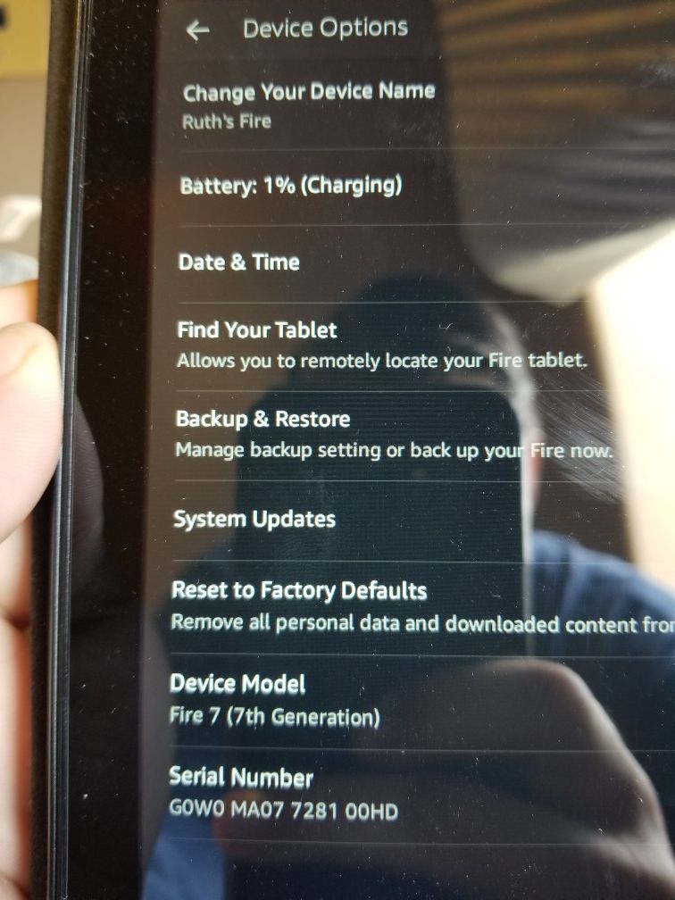 Amazon Fire (Generation 7) Tablet