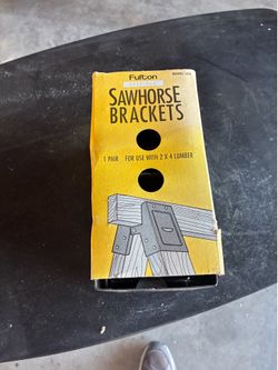 New sawhorse brackets