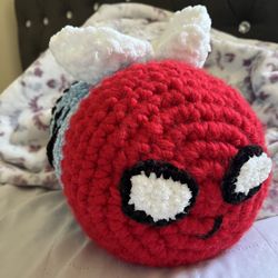 Crochet Giant Spiderman Bee Pillow