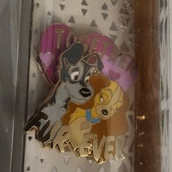 Disney Lady & The Tramp Pin In A Tube