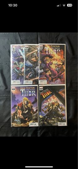 Marvel Jane Foster & the Mighty Thor 2022 1 2 3 4 5  NM/VF Complete SET Lot Run
