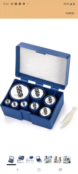Calibration weights eight pieces