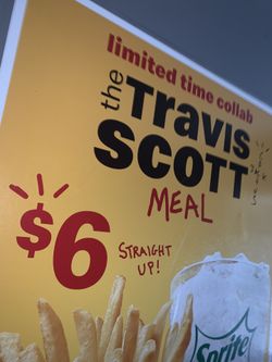 Travis Scott McDonald poster