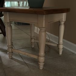 wood side table 