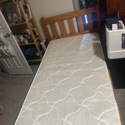 Twin Size Bed Frame And Mattress 